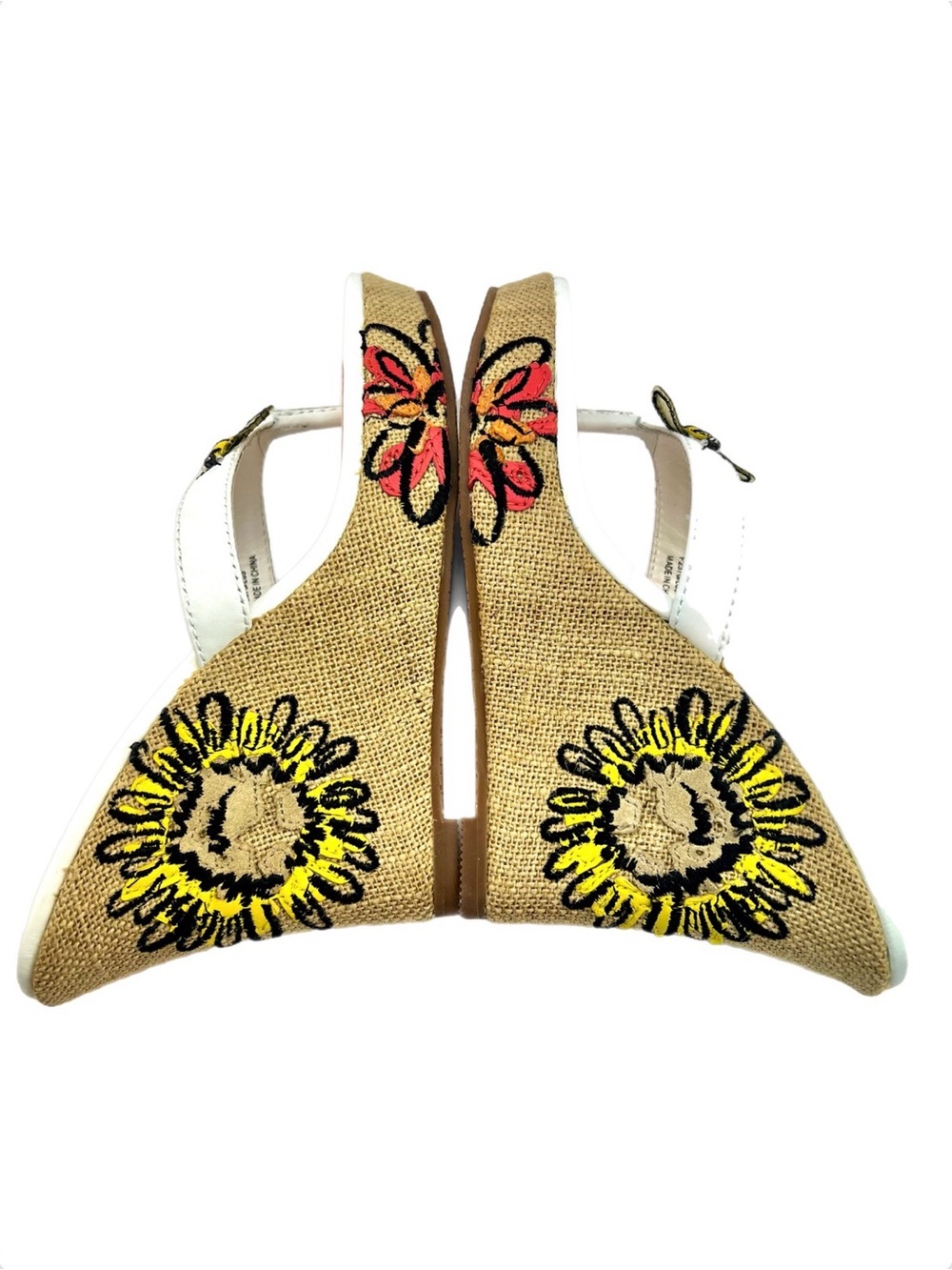 COACH Bumble Bee Wedge - Thong Sandal 🐝 Mattie Y2K - Size 6.5 Medium- NWT - Picture 5 of 12